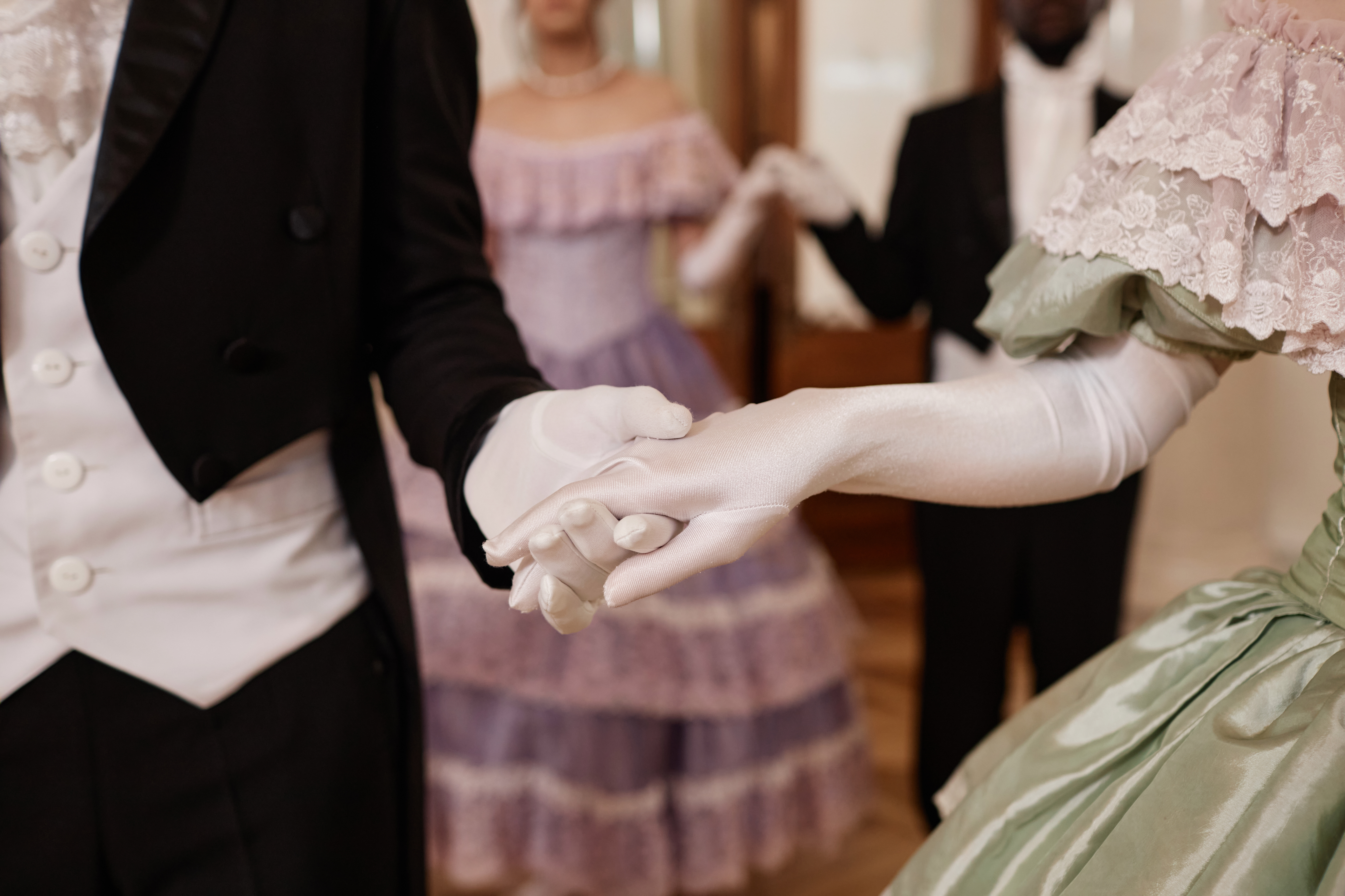 Logo related to People with regency era dance experience