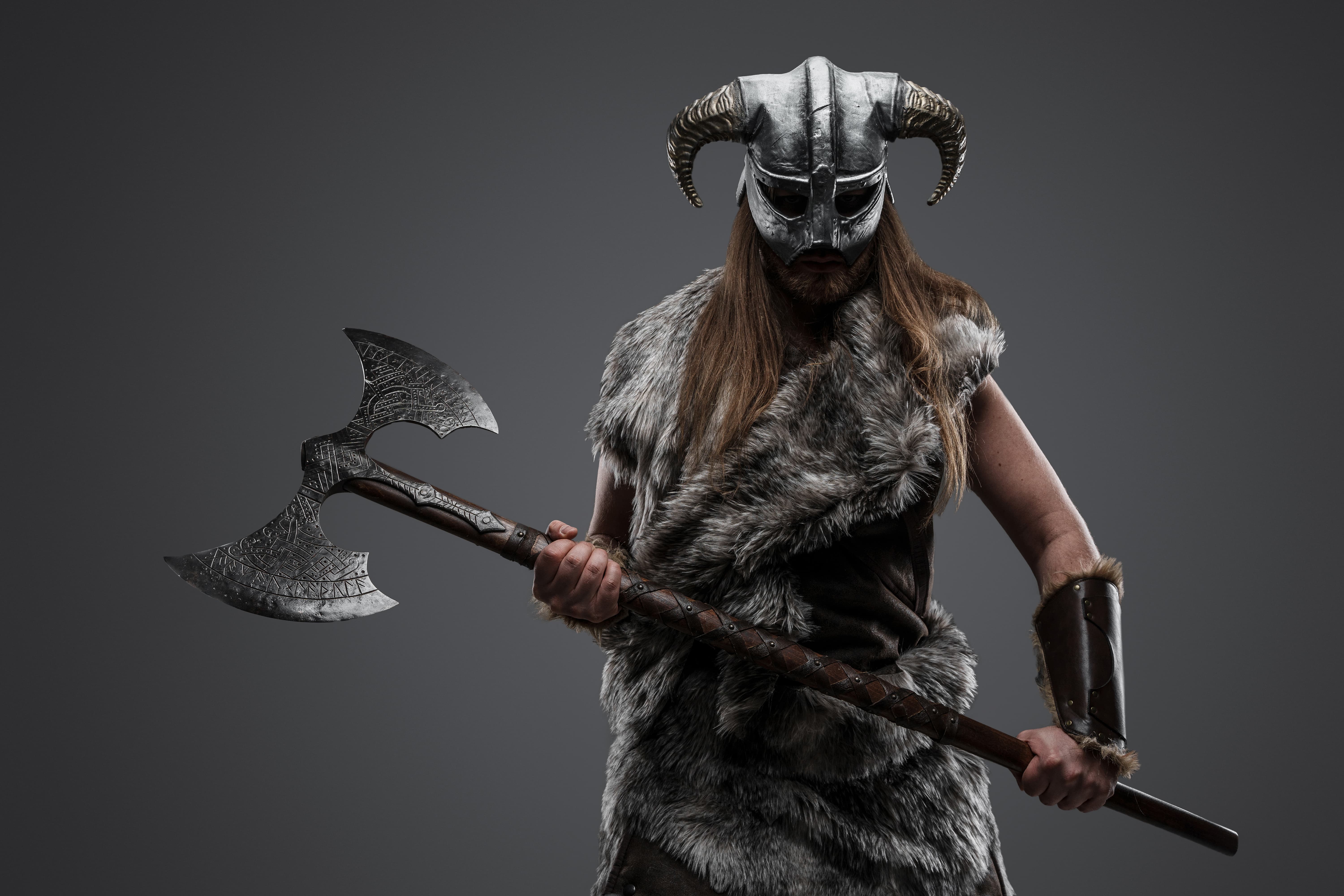 Logo related to Men with a Viking look | London film extras wanted